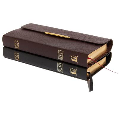 KJV, Checkbook Bible, Compact, Bonded Leather, Black, Wallet Style, Red Letter: Holy Bible, King James Version Bonded Leather – 5 March 2003