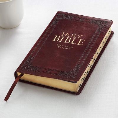 KJV: Standard Size Thumb Index Edition – Burgundy (Imitation Leather)